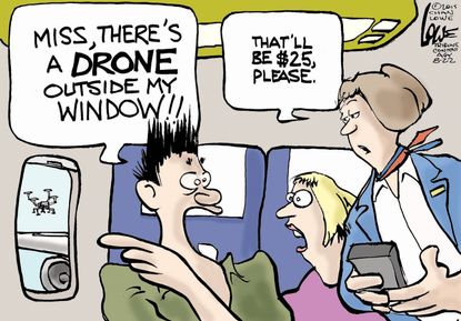 Editorial cartoon U.S. Drones