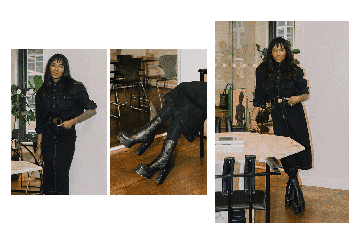 What Jordan Mitchell wears to work