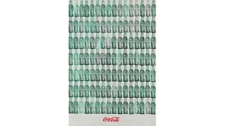 Andy Warhol painting of Coca-Cola bottle design