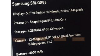 This could be an early look at the S9 Active's specs. Credit: Ready Tricks