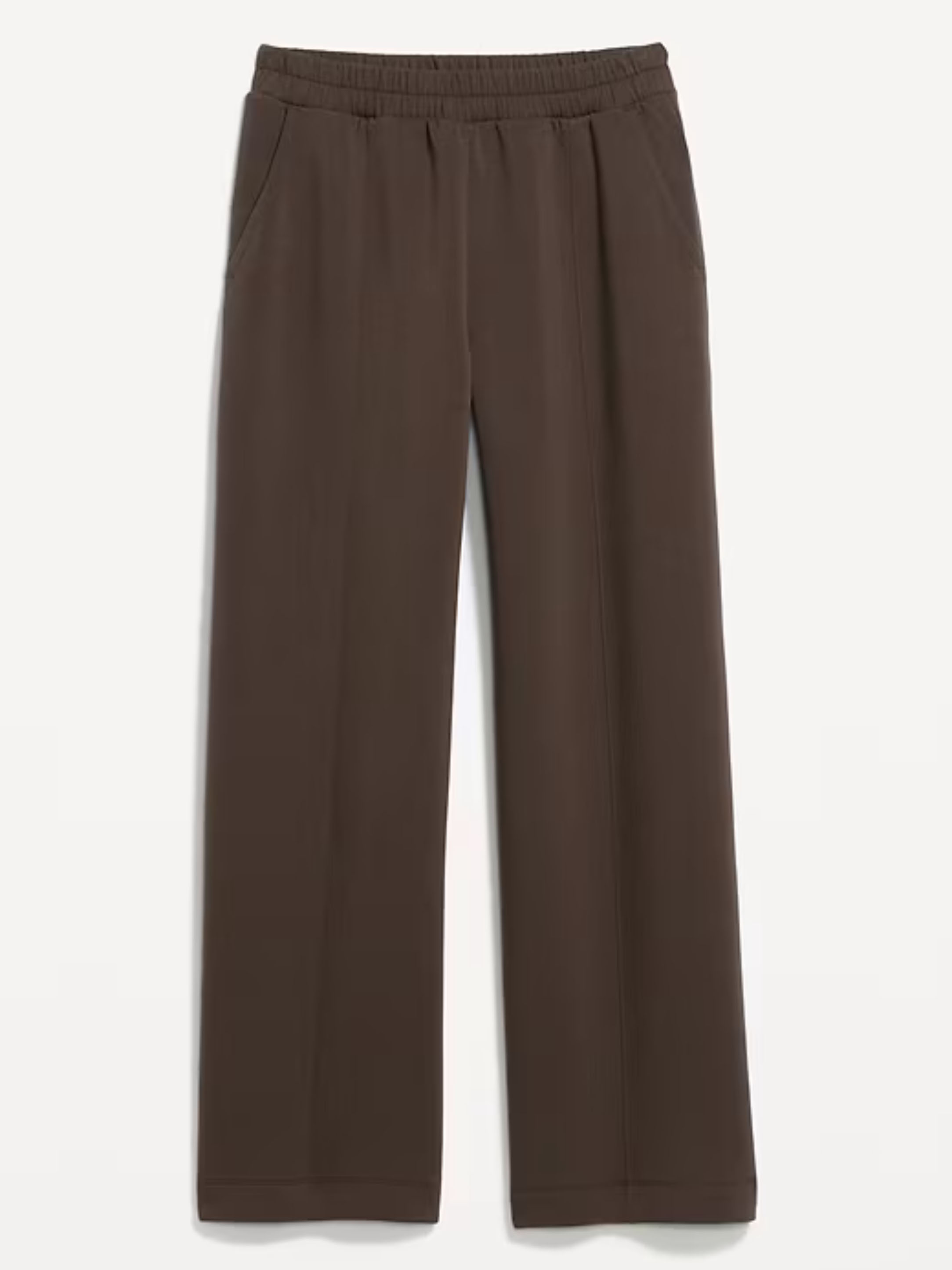 High-Waisted Bounce Fleece Wide-Leg Sweatpants