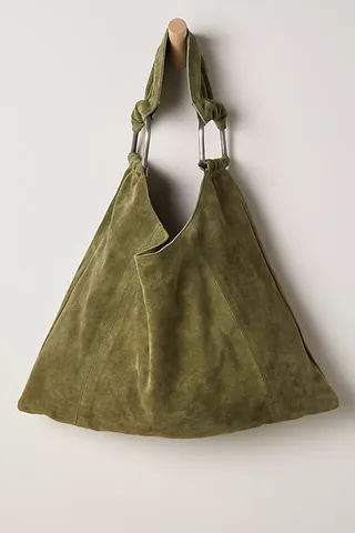 Bobbi Slouch Suede Tote