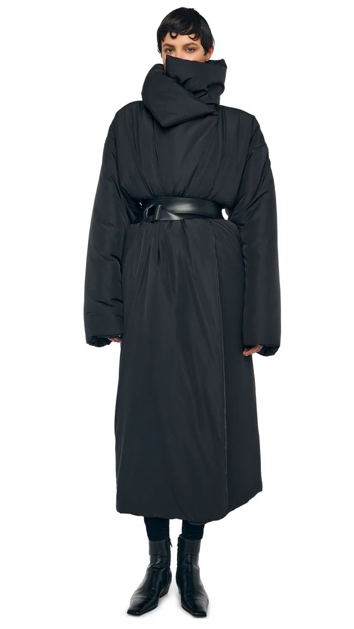 norma kamali, High Collar Sleeping Bag Coat