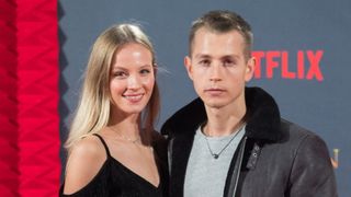 Kirstie Brittain and James McVey attend the World Premiere of season 2 of Netflix "The Crown" at Odeon Leicester Square on November 21, 2017 in London, England.