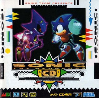 Sonic CD Mega CD cover