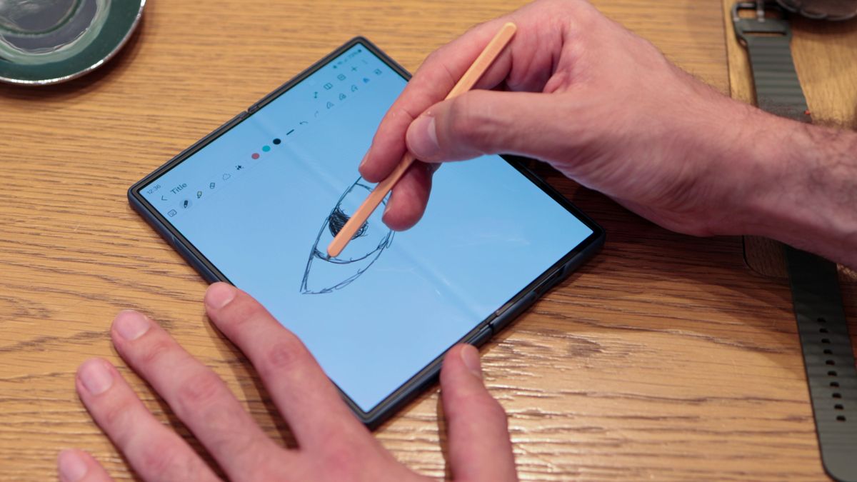 A photo of the Samsung Galaxy Z Fold 6