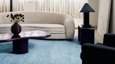 Nordic Knots blue wool rug