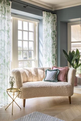 Snug with botanical curtains by Kitesgrove
