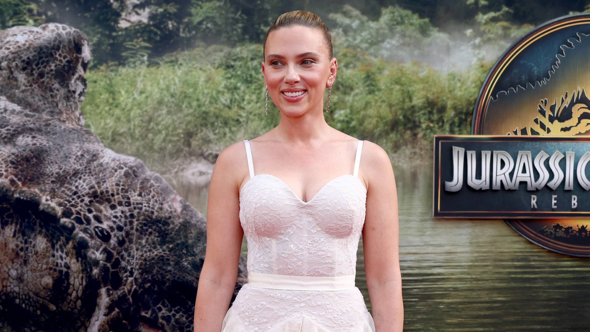 Scarlett Johansson at the NYC premiere of Jurassic World Rebirth
