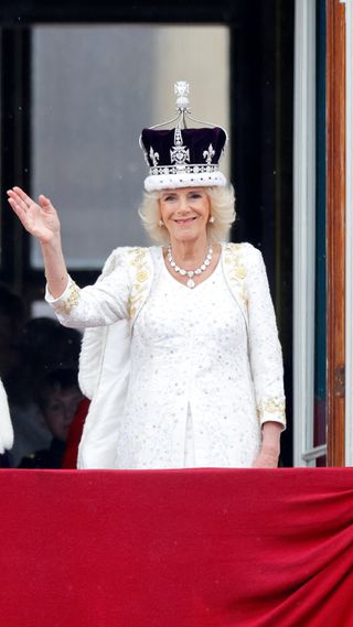 Queen Camilla on Coronation Day 2023