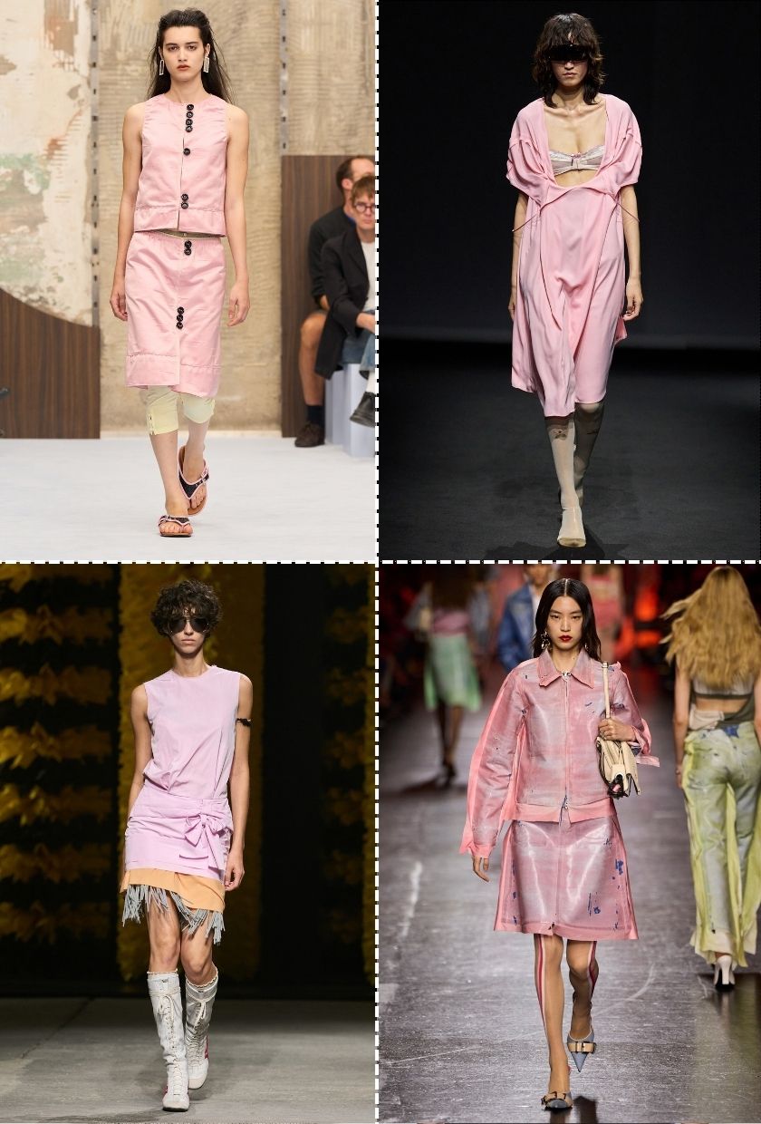 milan SS27 runway trends: pink