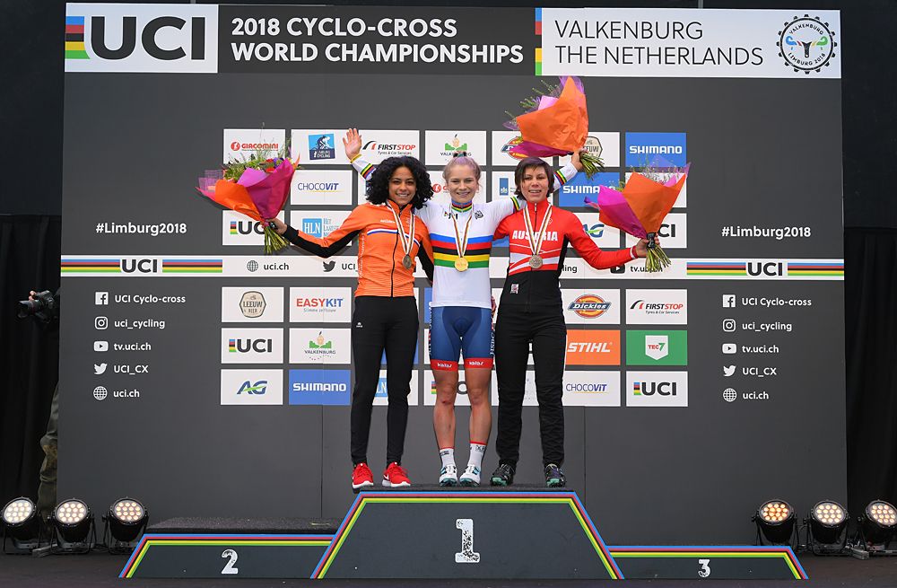 Evie Richards wins U23 world title in Valkenburg, Ceylin del Carmen Alverado second and Nadja Heigl third