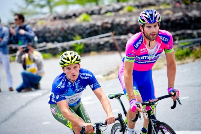 Massimo Graziato (Lampre - Merida) and Pierpaolo De Negri (Vini Fantini) finished in 51th and 52th