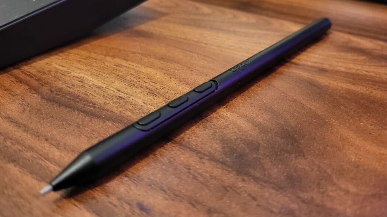 The Wacom Pro Pen 3 as included with the Wacom Cintiq Pro 27 pen display