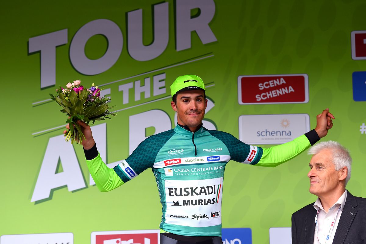 Sergio Samiter (Euskadi) in the climber's jersey