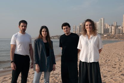 Beirut designers photographed at the beach