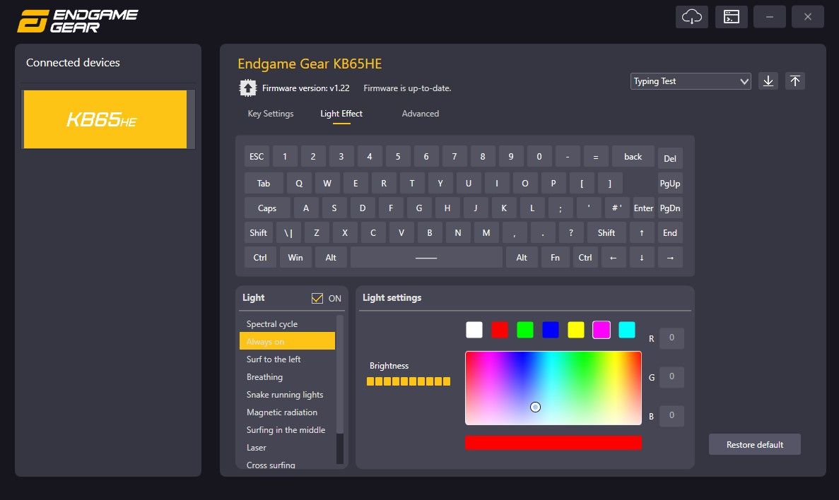 Endgame Gear KB65HE
