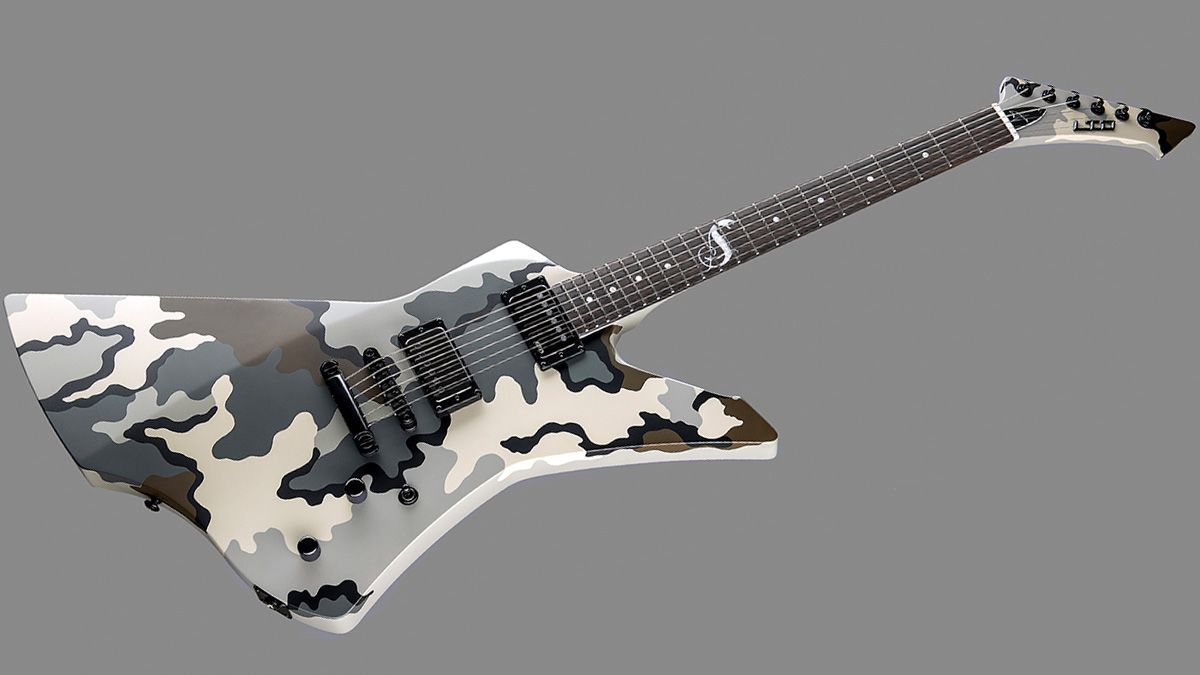 ESP unveils the James Hetfield Snakebyte Camo | MusicRadar