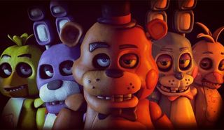 Five Nights At Freddy's Freddy and his friends line up