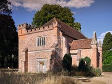 Fig 2: The brick-built chapel, created from what remains of the medieval house. Stansted Park, West Sussex. ©Paul Highnam for Country Life