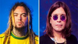 Max Cavalera and Ozzy Osbourne in 1998