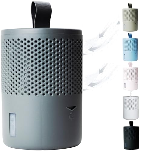 Absodry Duo Family Moisture Absorber 1.3lb Bag &amp;mdash; Dehumidifier for Bedroom, Electricity &amp;amp; Battery Free Dehumidifiers for Home, Air Cleaner Odor Eliminator for Home Up to 90 Days, 165 Ft&amp;sup2; Gray 1 Pk