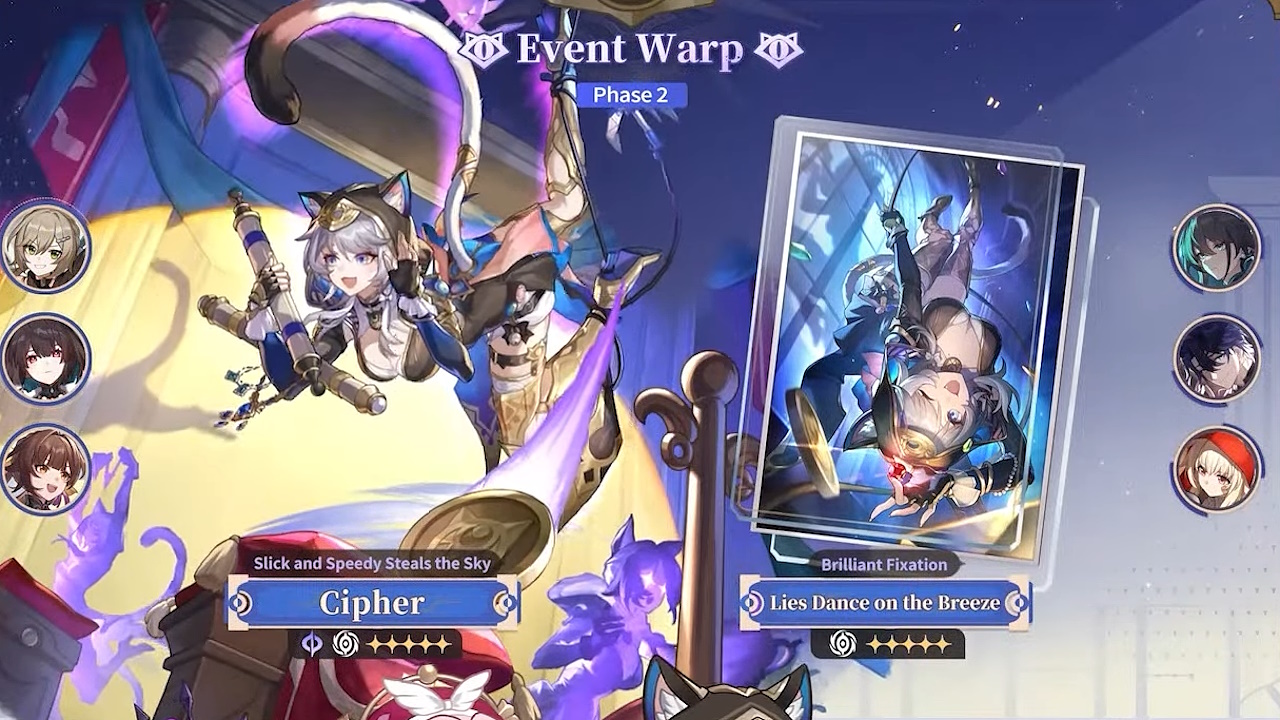 Honkai: Star Rail Banner and Light Cone details for Cipher