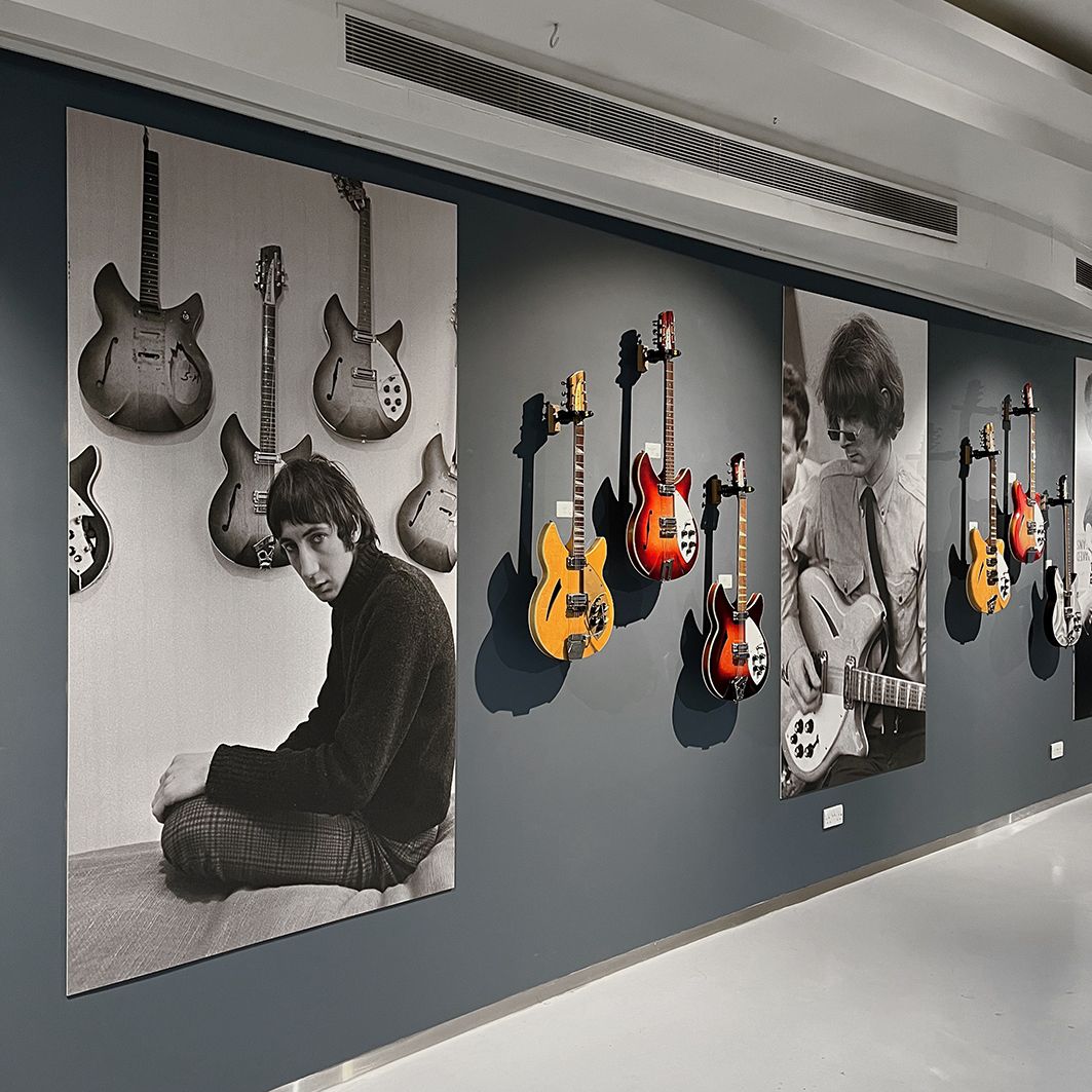 Rickenbacker exhibition at Shapero Rare Books in New Bond Street, London, 2022