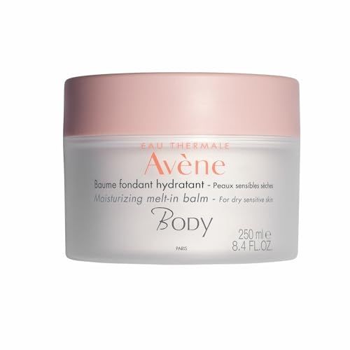 Avène Moisturizing Melt-In Balm, Shea Oil Body Butter, Non-Greasy, Non-Sticky, Quick Absorbing, 8.4 Oz