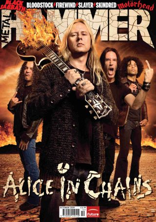 The cover of Metal Hammer issue 197 featuring Alice In Chains