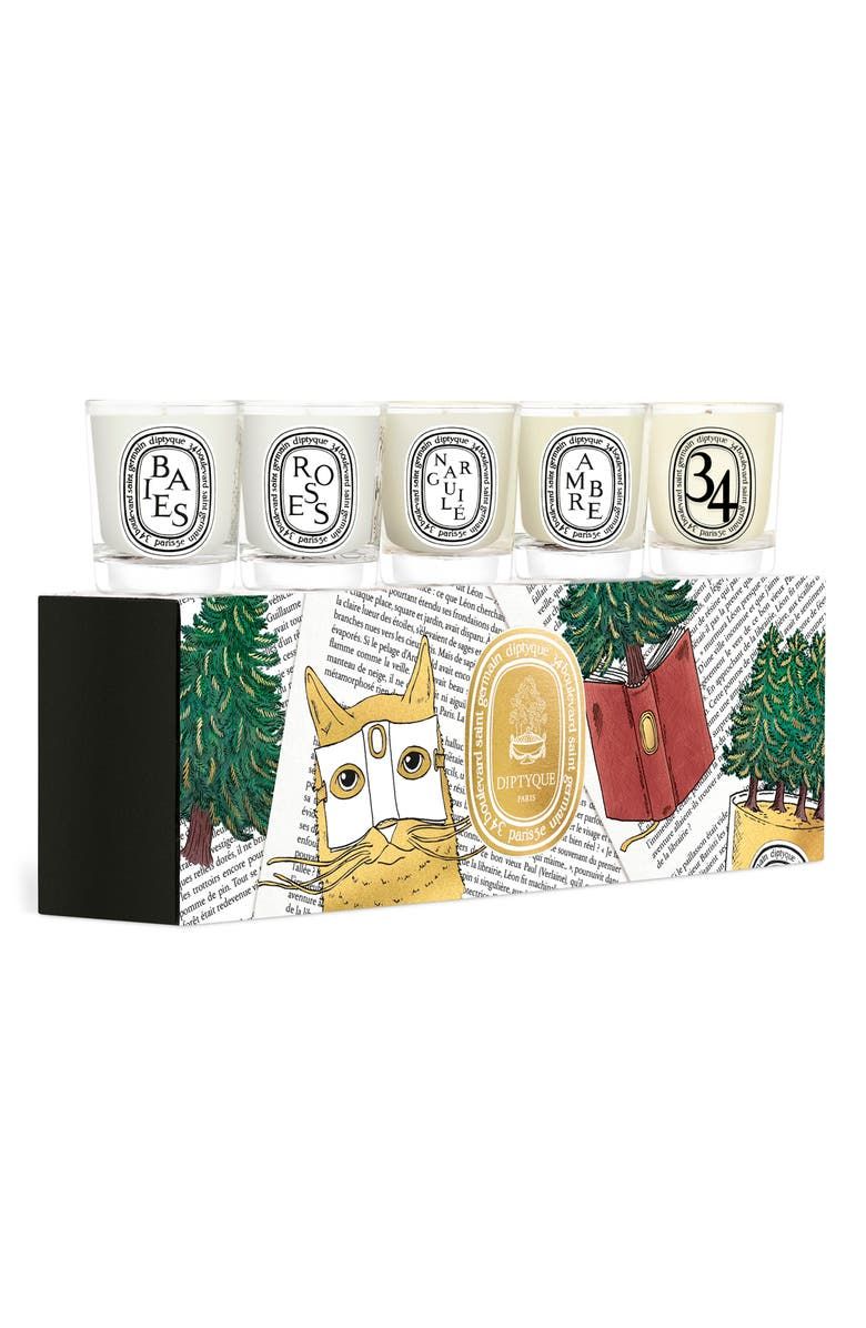Set of 5 Miniature Candles - Holiday Edition