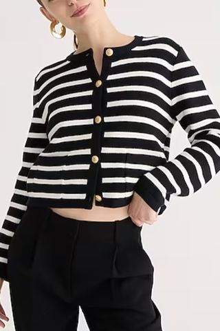 Emilie Sweater Lady Jacket With Contrast Trim