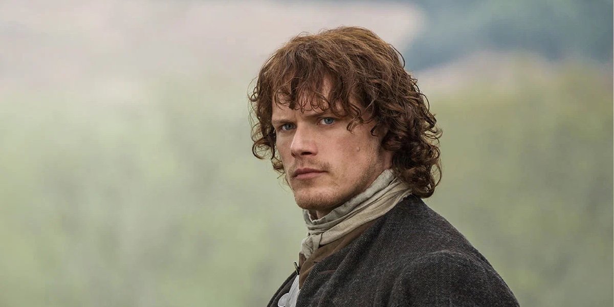 Sam Heughan as Jamie Fraser in Outlander.