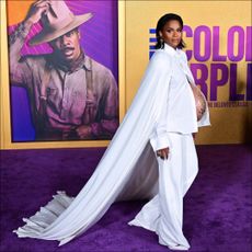Ciara Wilson at the premiere of The Color Purple in Los Angeles on December 6, 2023.