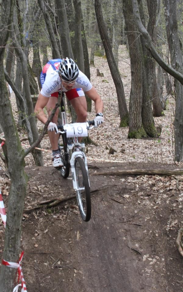 Oliver Strba (Serbian National Team) rides the Half Pipe section