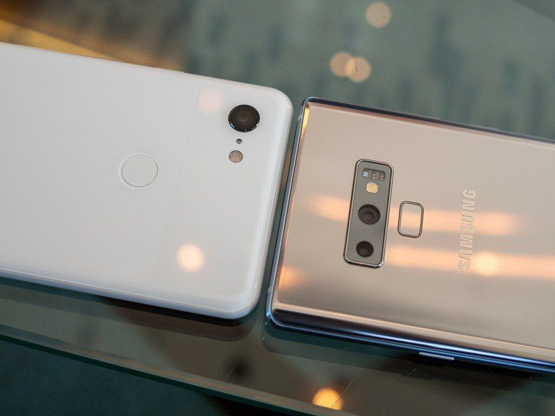 Google Pixel 3 XL vs. Galaxy Note 9
