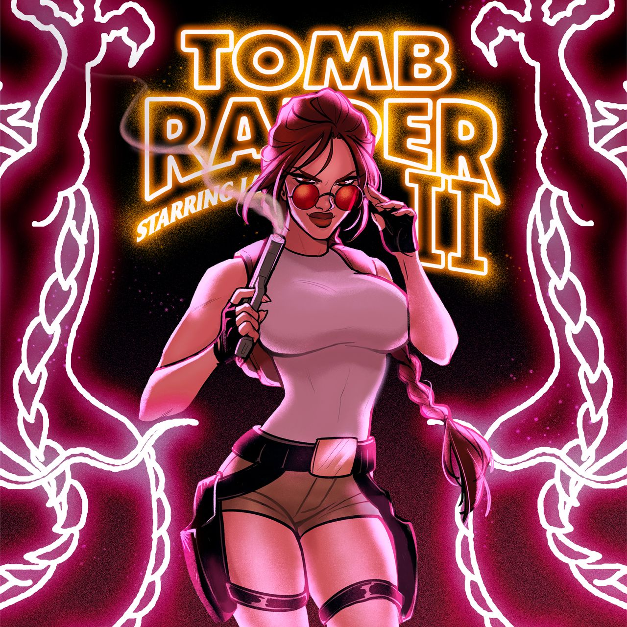 Tomb Raider anniversary art: Tomb Raider II by Babs Tarr