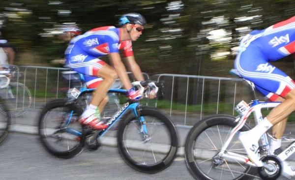 Chris Froome doing his job for Cavendish in Copenhagen