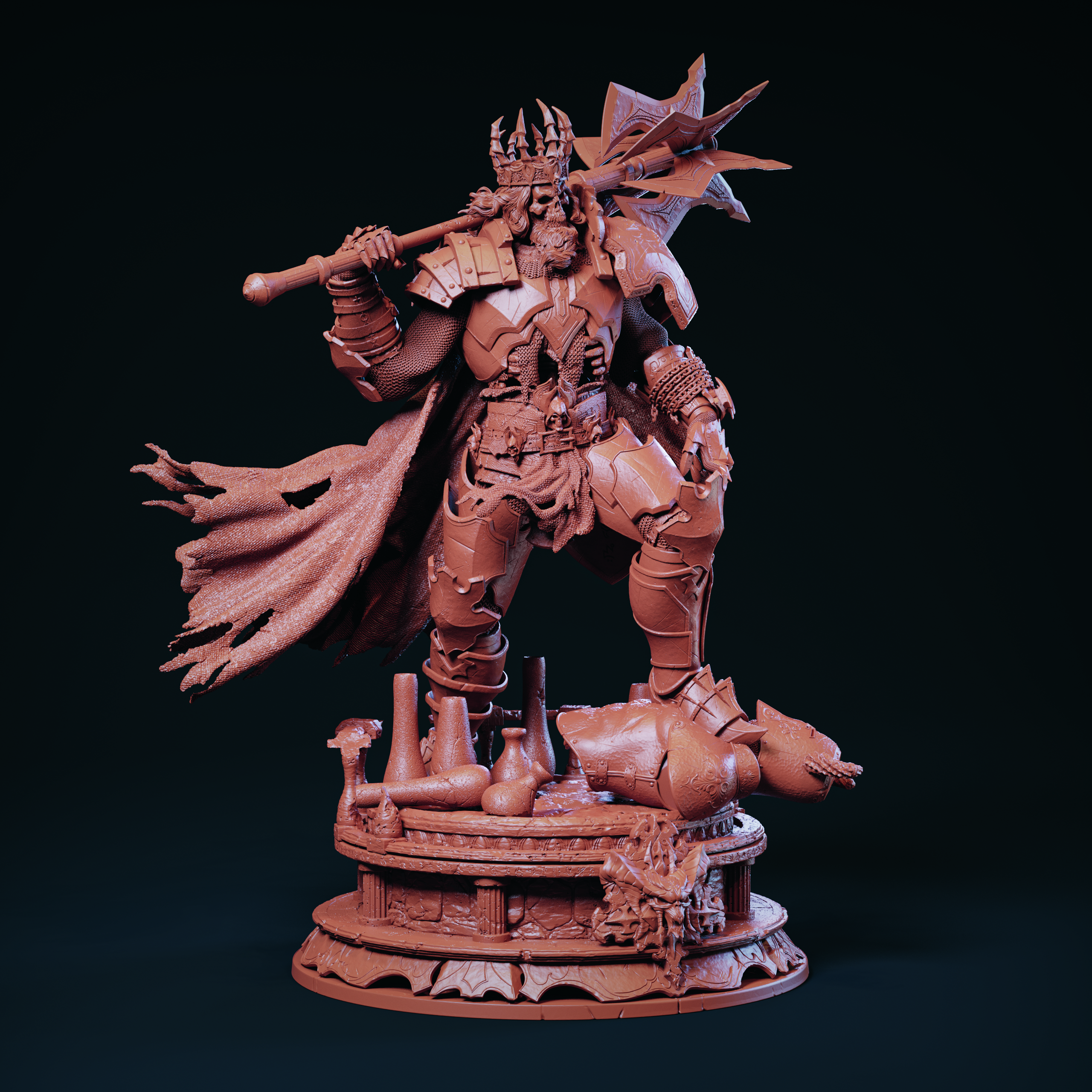 Alessandro Paladdino creates a Diablo-inspired miniature model