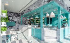 Interior view of the Instagram-friendly ice-cream parlour Sweet Salvation in Duabi