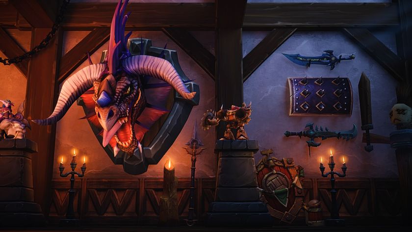 Trophies hang on the wall as Blizzard shows off World of Warcraft&#039;s player housing feature