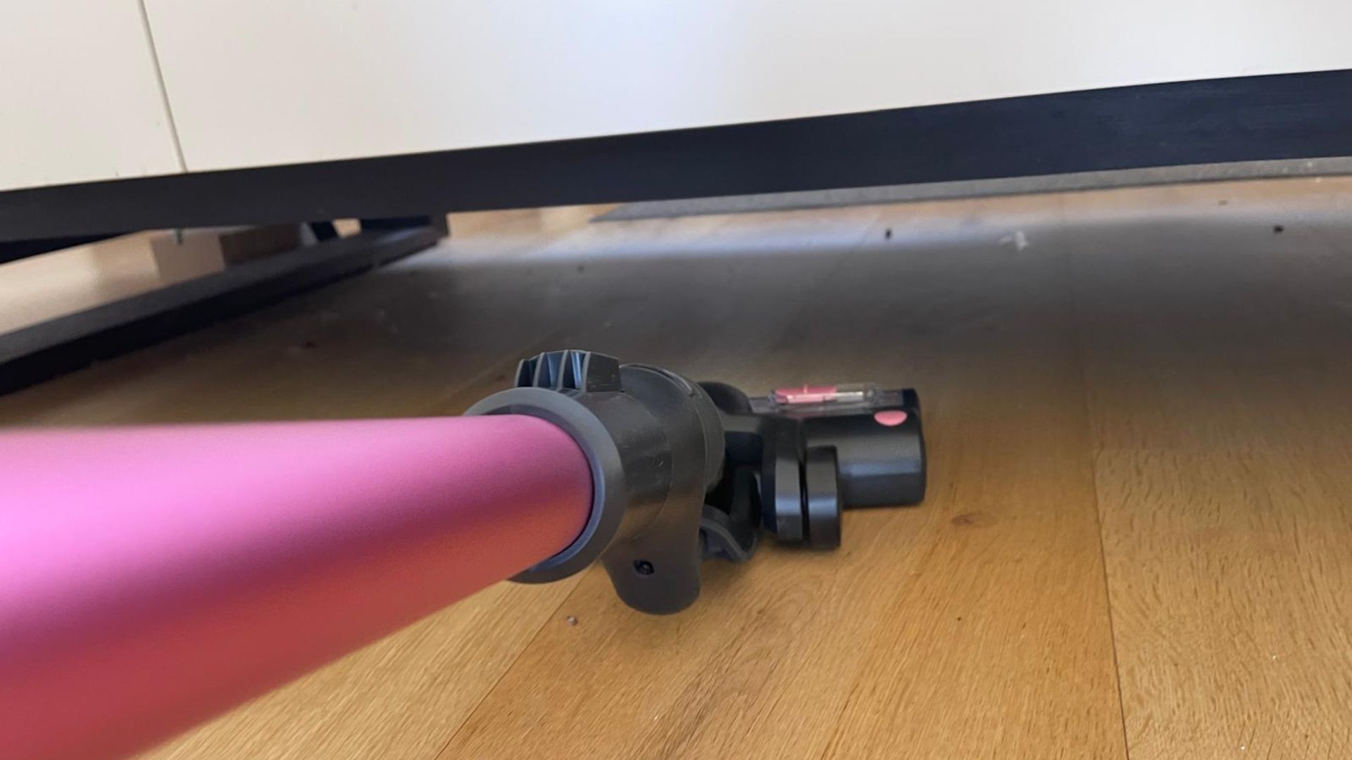 Hetty Quick Cordless Vacuum being tested in my home