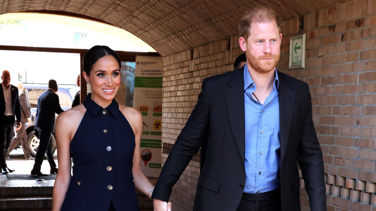 The Duke and Duchess of Sussex on tour in Columbia