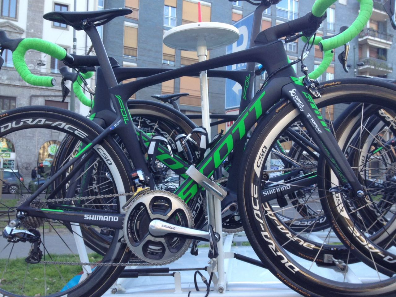 Michael Matthews' spare bike at Milan-San Remo