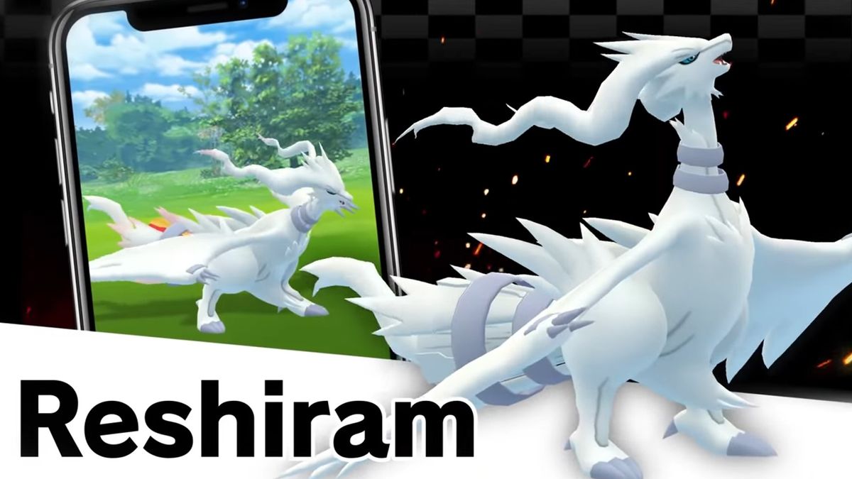 Pokémon lendario Reshiram #pokemongo #reides