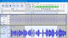 A screenshot of Audacity in default Light theme running on Windows 10