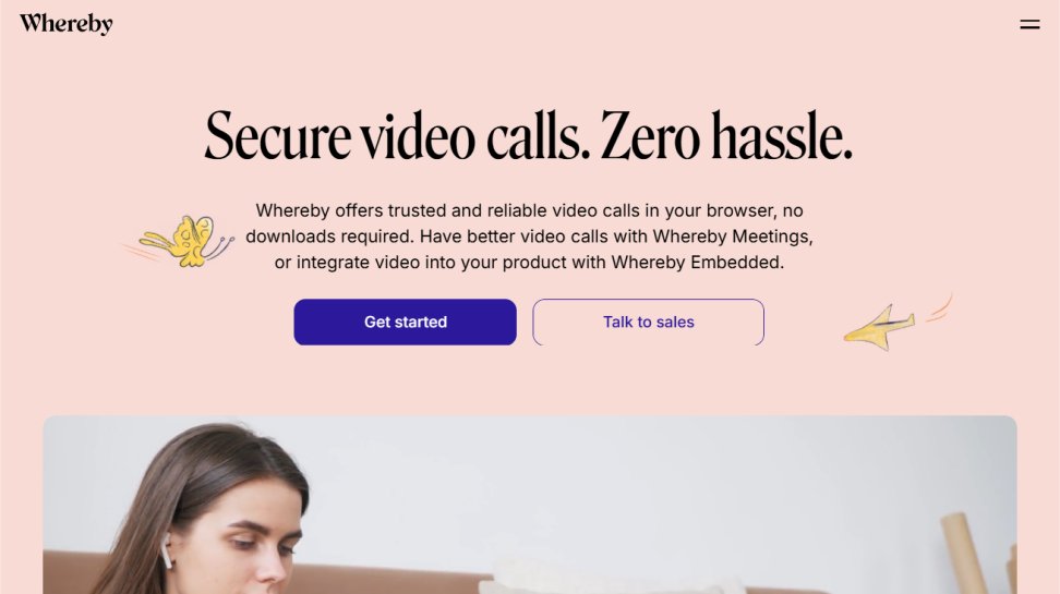 Whereby website screenshot (May 2025)