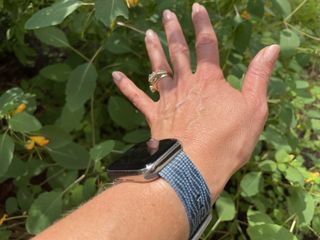 Lifeproof Eco Friendly Band For Apple Watch Lifestyle On Wrist And Hand