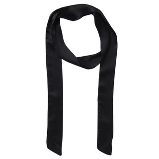 M&S Black Satin Look Scarf