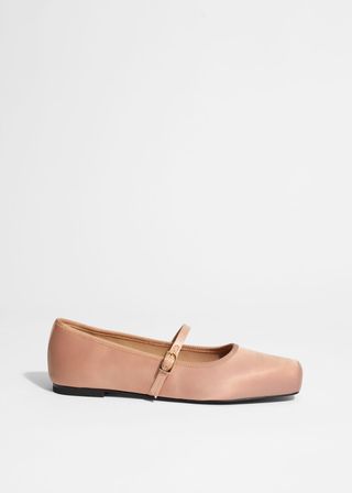 Square-Toe Ballet Flats